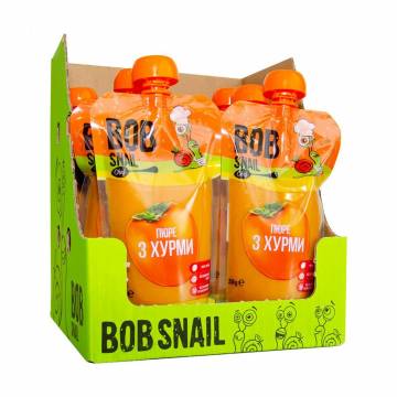 Шеф-пюре фруктовое Bob Snail из хурмы (сорт Шарон), 10*250 г Шеф-пюре фруктовое Bob Snail из хурмы (сорт Шарон), 10*250 г