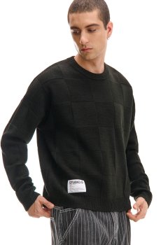 Cropp - Светр з жакардовим орнаментом - чорний