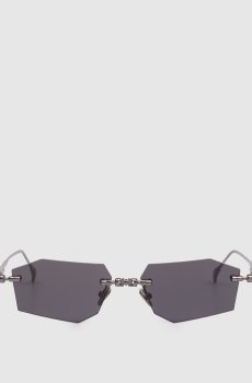 Серебристые очки H63