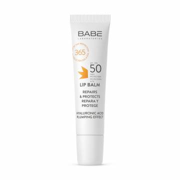 Солнцезащитный бальзам для губ Babe Laboratorios Lip Balm SPF 50 с гиалуроновой кислотой, 15 мл Солнцезащитный бальзам для губ Babe Laboratorios Lip Balm SPF 50 с гиалуроновой кислотой, 15 мл