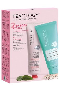 Уценка! Набор для тела Teaology Happy Body Ritual (скраб, 200 мл + бальзам для похудения, 150 мл)