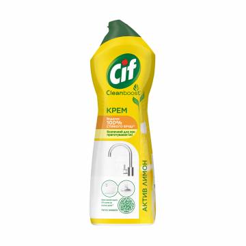 Крем для чистки Cif Актив Лимон, 750 мл Крем для чистки Cif Актив Лимон, 750 мл