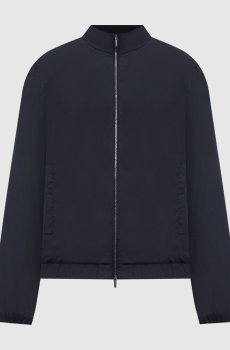 Синяя куртка с логотипом