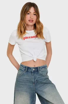 Женская белая футболка Белый M Tally Weijl STSCORHODA2