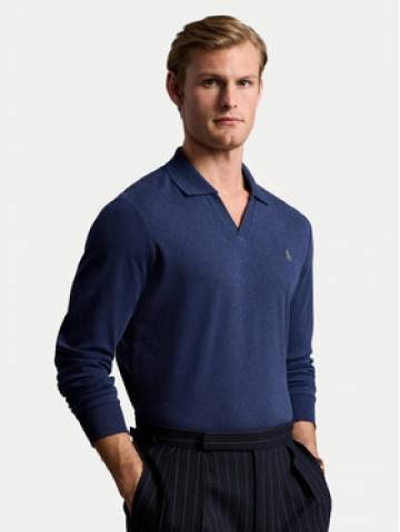 Polo Ralph Lauren Светр 710922252003 Cиній Custom Slim Fit Polo Ralph Lauren Светр 710922252003 Cиній Custom Slim Fit