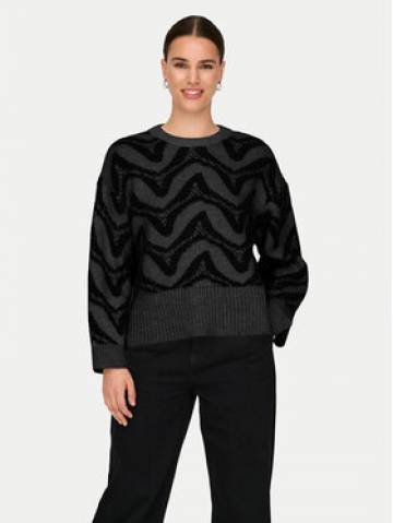 ONLY Светр Jane 15332157 Сірий Regular Fit ONLY Светр Jane 15332157 Сірий Regular Fit