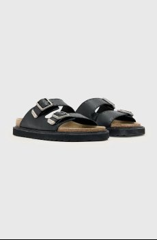 Замшевые шлепанцы AllSaints Randal Sandal