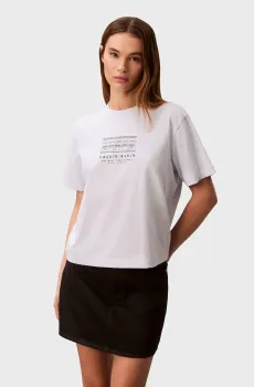 Женская светло-серая футболка SEASONAL Серый M Calvin Klein Jeans LV047F806G