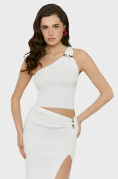 Женский белый топ Белый XS Tally Weijl SPUVINOA