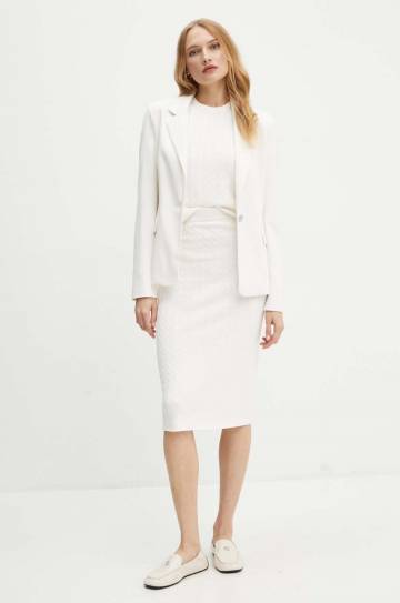 Юбка Armani Exchange цвет бежевый midi карандаш 8NYN9A YMH6Z Юбка Armani Exchange цвет бежевый midi карандаш 8NYN9A YMH6Z