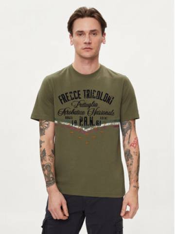 Aeronautica Militare Футболка 241TS2216J641 Хакі Regular Fit Aeronautica Militare Футболка 241TS2216J641 Хакі Regular Fit