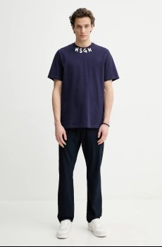 Хлопковая футболка MSGM