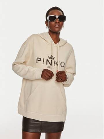 Pinko Світшот Bassani 104388 A27V Бежевий Regular Fit Pinko Світшот Bassani 104388 A27V Бежевий Regular Fit