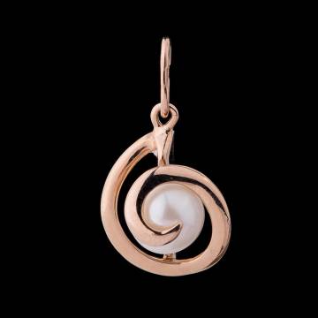 Золотая подвеска (культ. пресн. жемчуг) п01174 Золотая подвеска (культ. пресн. жемчуг) п01174
