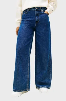 Женские синие джинсы DNM EMI 70S WIDE LEG HW Синий 26-32 Tommy Hilfiger WW0WW47695