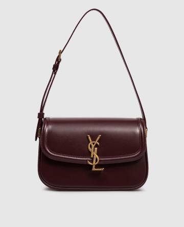 Бордовая кожаная сумка SOLFERINO Бордовая кожаная сумка SOLFERINO