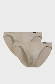 Мужские бежевые брифы (2 шт) Бежевый M Atlantic 2BMP-014