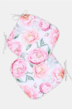 Подушки на стілець з квітковим мотивом 2 pack - різнобарвний