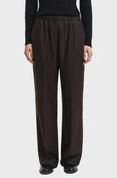 Женские темно-коричневые шерстяные брюки BLEND Коричневый 38 Gant 4150368