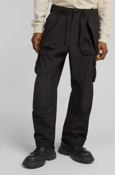 Мужские черные карго 3D Relaxed Knee Cargo Черный 36-32 G-Star RAW D25466,D737