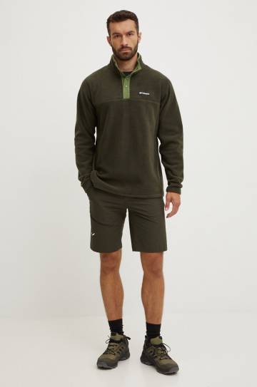 Спортивная кофта Columbia Steens Mountain Half Snap цвет зелёный узор 2097721 Спортивная кофта Columbia Steens Mountain Half Snap цвет зелёный узор 2097721