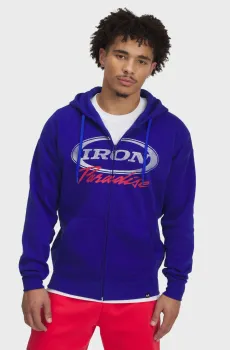 Мужское синее худи Pjt Rock Icon Fleece FZ Синий XXL Under Armour 1389914-400