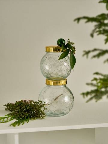 Банка з Кришкою - білий