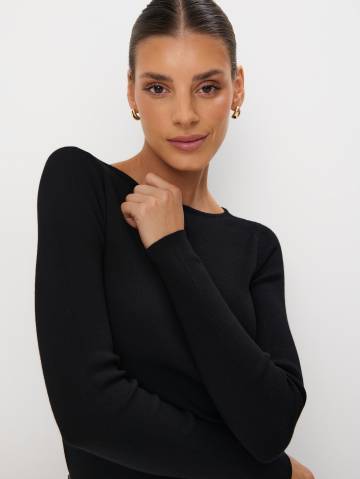 Mohito - Джемпер basic - чорний - XL Mohito - Джемпер basic - чорний - XL