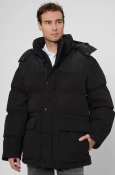 Мужская черная куртка Черный 52 BOSS 50543609;001