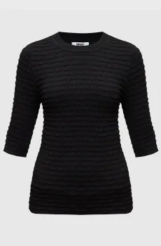 Женский черный джемпер Черный XS DKNY P4GSAR10