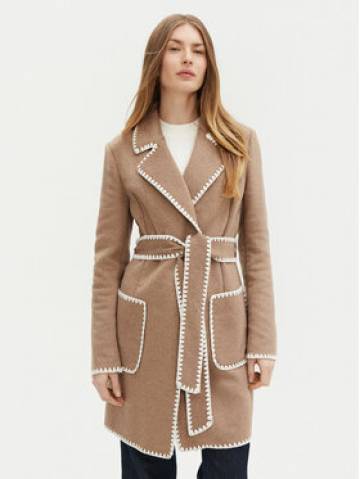 Guess Демісезонний плащ W5RL19 WGVR2 Бежевий Regular Fit Guess Демісезонний плащ W5RL19 WGVR2 Бежевий Regular Fit