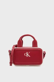 Женская красная сумка CONTRAST MINI BAULETTO Красный ONESIZE Calvin Klein LV04F1257G