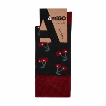 Носки мужские AmiGO Вишня, размер 29 Носки мужские AmiGO Вишня, размер 29