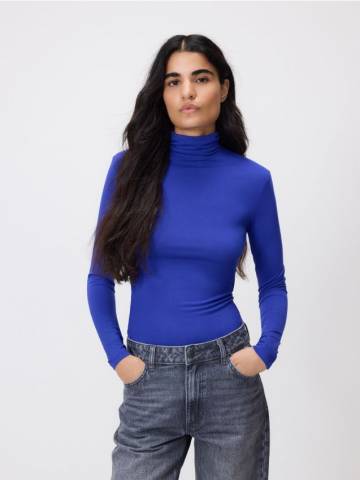 Reserved - LADIES` BLOUSE BODY - гіацинтовий - ZQ813-54X Reserved - LADIES` BLOUSE BODY - гіацинтовий - ZQ813-54X