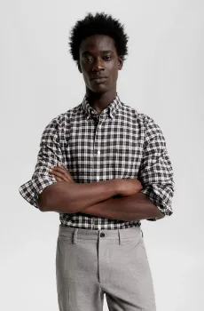 Мужская рубашка в клетку DC FLANNEL CHECK RF SHIRT Разноцветный S Tommy Hilfiger MW0MW33322