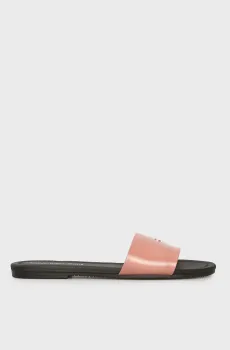 Женские персиковые слайдеры FLAT SANDAL Оранжевый 36 Calvin Klein YW0YW01697