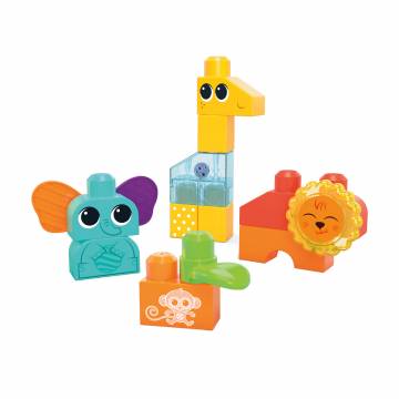 Конструктор Mega Bloks Друзья из Африки, со звуковыми эффектами, 15 элементов, от 1 года (HKN42) Конструктор Mega Bloks Друзья из Африки, со звуковыми эффектами, 15 элементов, от 1 года (HKN42)