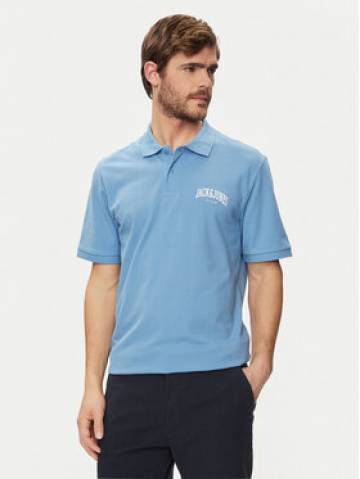 Jack&Jones Поло Josh 12247387 Голубий Standard Fit Jack&Jones Поло Josh 12247387 Голубий Standard Fit