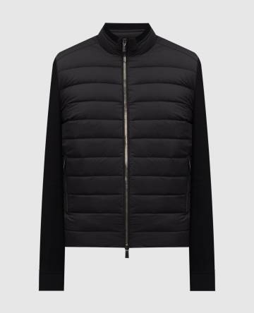 Черная пуховая куртка CATTANEO