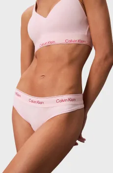 Женские розовые трусики THONG Розовый S Calvin Klein LV00QF8518