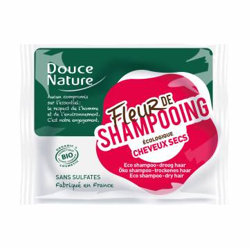 Уценка! Твердый шампунь Douce Nature Fleur De Shampooing для сухих волос, 85 г Уценка! Твердый шампунь Douce Nature Fleur De Shampooing для сухих волос, 85 г
