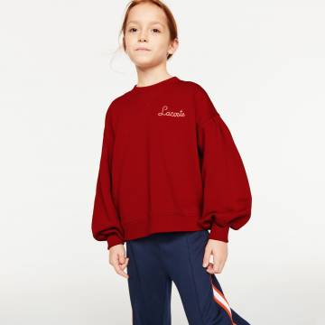 Lacoste Kız Çocuk Relaxed Fit Bisiklet Yaka Kırmızı Sweatshirt Lacoste Kız Çocuk Relaxed Fit Bisiklet Yaka Kırmızı Sweatshirt