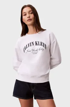 Женский белый свитшот GRAPHIC Белый M Calvin Klein Jeans LV047F818G