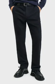 Мужские темно-синие брюки SLIM TWO TONE PANTS Синий 30 Gant 1505314