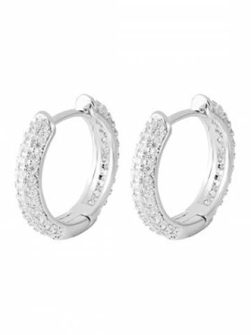 ICED STUFF Сережки Diamond Ring Біле золото ICED STUFF Сережки Diamond Ring Біле золото