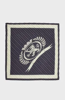 Женский темно-синий платок THC PLISSE SCARF Синий ONESIZE Tommy Hilfiger AW0AW15795