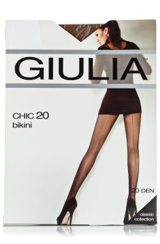 Колготки женские Giulia Chic Bikini 20 DEN, Cappuccino, размер 3