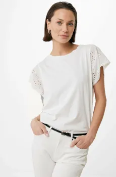 Женский белый топ Белый XS Mexx FL2030033W