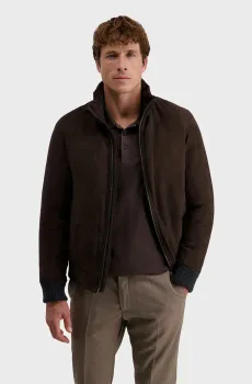 Мужская темно-коричневая куртка Коричневый 48 Pierre Cardin PC.-C8 10216.0104