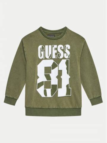 Guess Світшот L4YQ08 KA6R4 Зелений Regular Fit Guess Світшот L4YQ08 KA6R4 Зелений Regular Fit